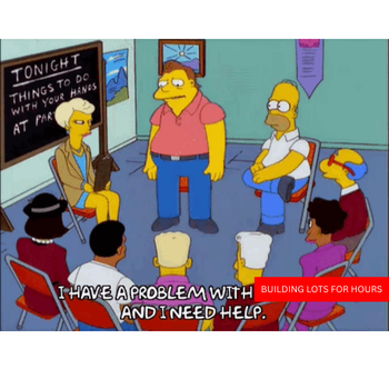 The Simpsons AA Meeting Meme