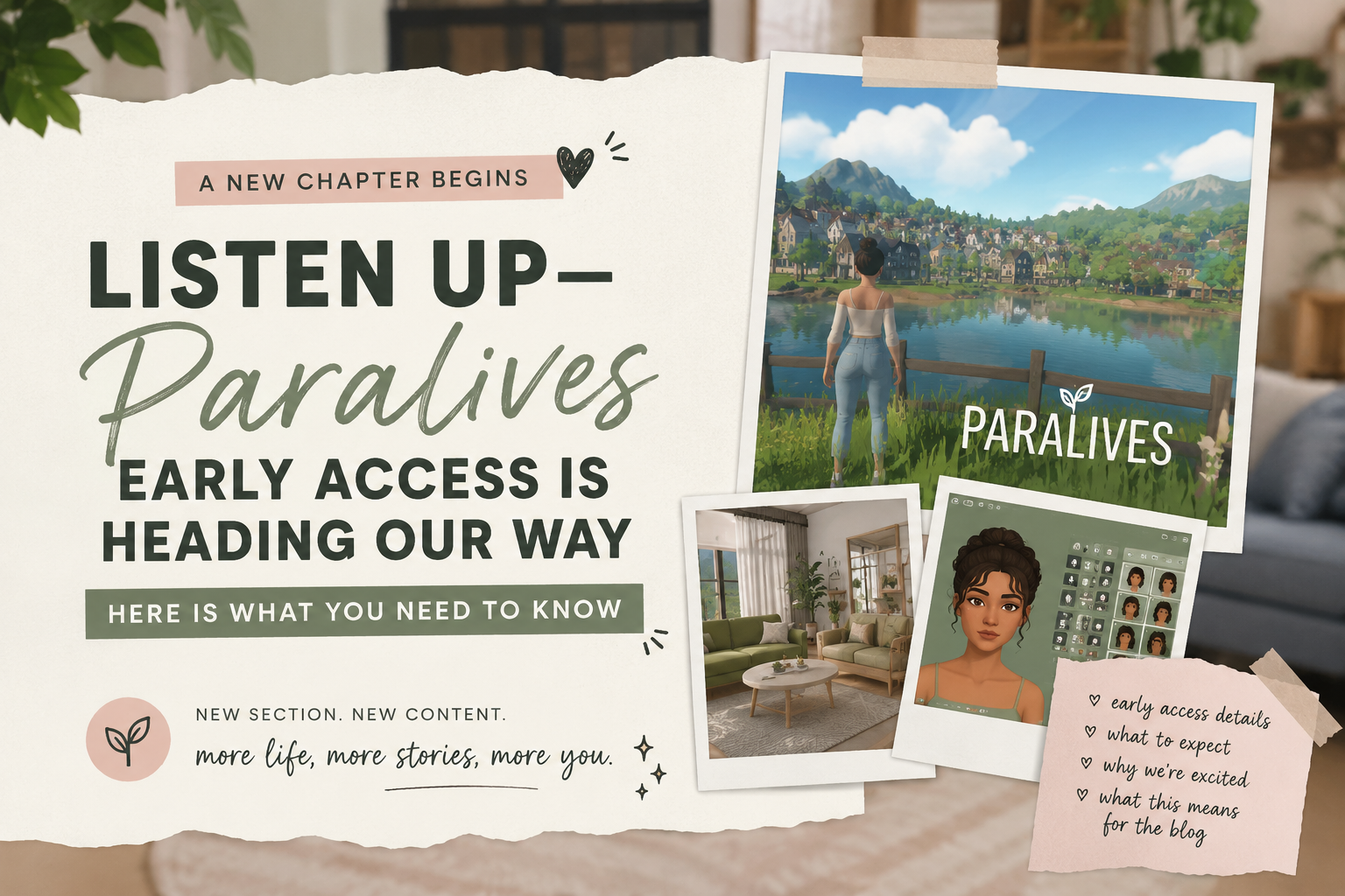 Early Access For Paralives Is Officially Heading Our Way And What You Need To Know